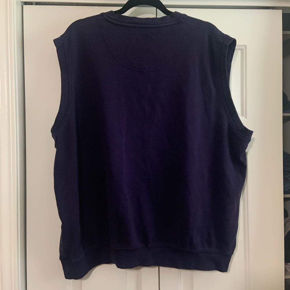 BOLLE Navy Golf Vest 100% Pima Cotton Size XL - Picture 3 of 3
